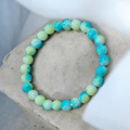 Blue berry lemonade beaded bracelet