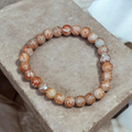 Brown oak beaded bracelet