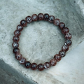 Chocolate beaded bracelet